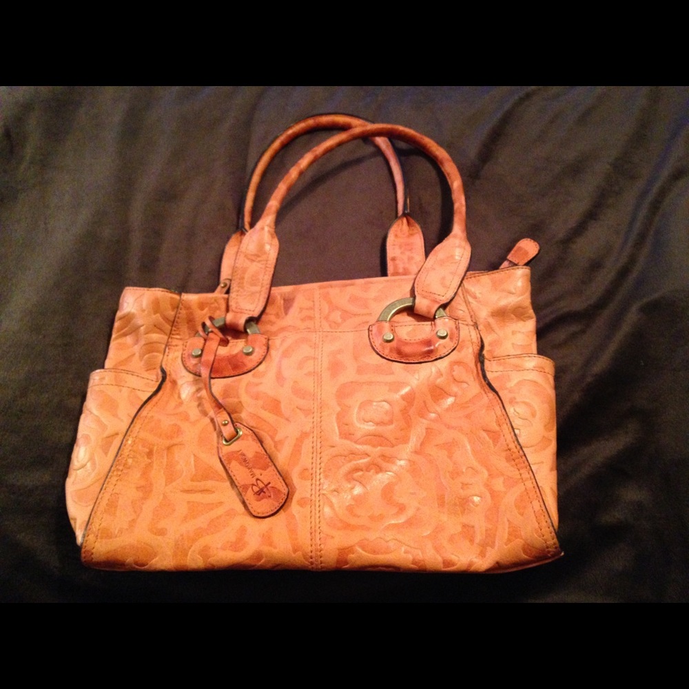 B. Makowsky Leather Handbag